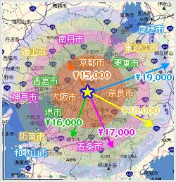 現車確認代行マップ